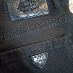 Black Prada jeans. (Worn once)